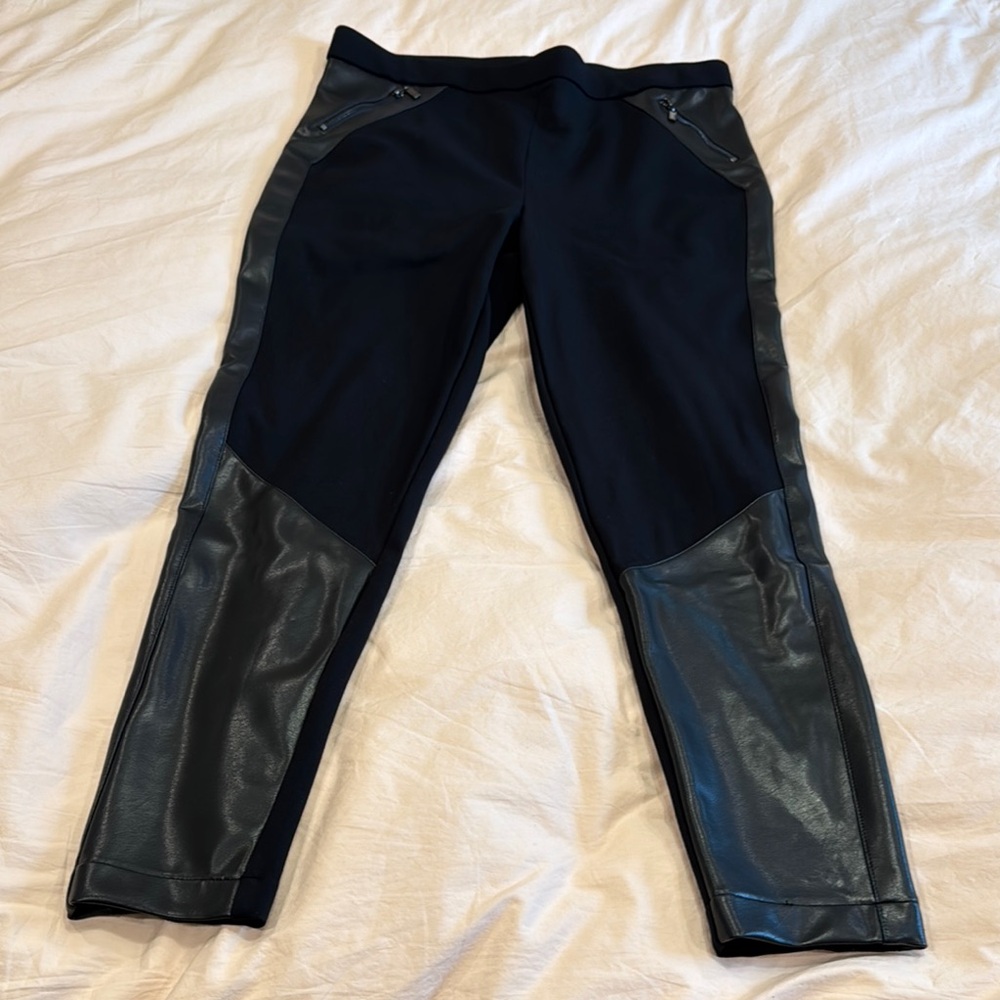 Joseph Ribkoff Leatherette Pants
